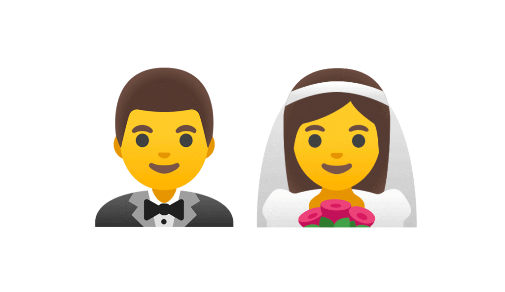 Emoji Orang dengan Tuxedo dan Penutup Kepala